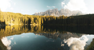 Lake Karersee, South Tyrol Lake Karersee, South Tyrol